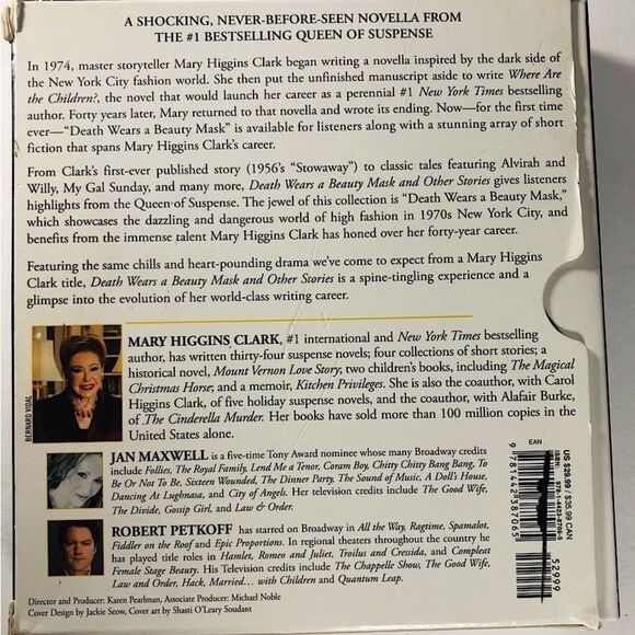 Mary Higgins Clark-Death Wears A Beauty Mask - 8 CD audio book set - Picture 5 of 6